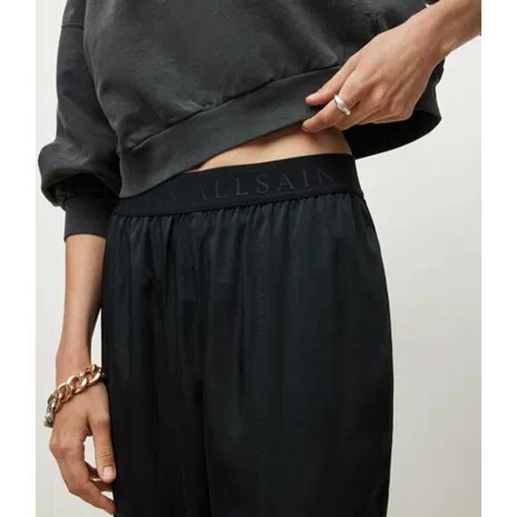 ALLSAINTS Nala Pull On Tapered Jogger Trousers Sz 2 - Picture 5 of 9